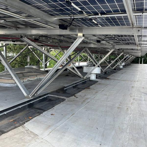 Why is solar racking made of aluminum?