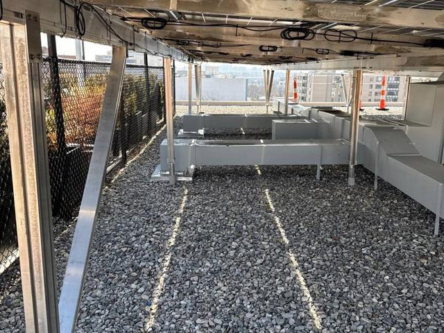 Space beneath the solar canopy at 925